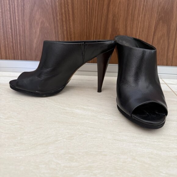 Cole Haan Leather High Heeled Mule - Picture 2 of 4